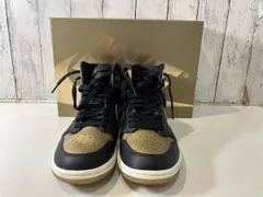 Nike Air Jordan 1 Retro High OG Black and Gold ナイキ ジョーダン ブラック ゴールド サイズ27cm