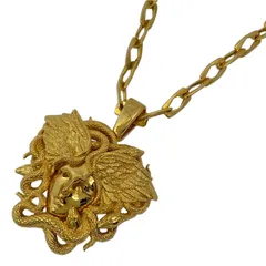 ヴェルサーチ VERSACE メデューサ チェーン ネックレス ロング 蛇 ユニセックス メンズ ネックレス GP ゴールド レディース 【中古】のサムネイル