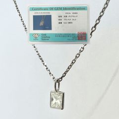 プラチナ Pt900 天然ダイヤモンド 0.21 ペンダント ックレス 新品匿名