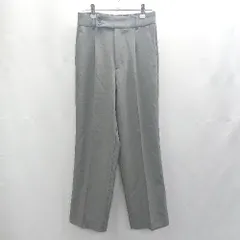 ◇ ⊂ GLOBAL WORK グローバルワーク バックウエストゴム タック入り ストレートパンツ サイズS グレー レディース E  【1502060041072】