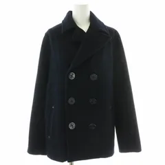 ラルフローレン RALPH LAUREN ピーコート Pコート アウター ショート ダブル ウール 9 M 黒 ブラック /XKのサムネイル
