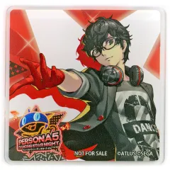 【中古】バッジ・ピンズ(キャラクター) 主人公(雨宮蓮) 「PS4/PS Vitaソフト ペルソナ5 ダンシング・スターナイト アクリルバッジ」 フタバ図書購入特典