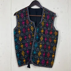 稀少 80s 90s インド製 刺繍 ベスト オレンジ KAPITAL 稀少 80s 90s インド製 刺繍 ベスト オレンジ KAPITAL