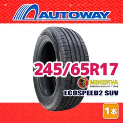 【AUTOWAY】 新品 245/65R17 サマータイヤ MINERVA ECOSPEED2 SUV 17インチ １本売り 夏タイヤ オートウェイ