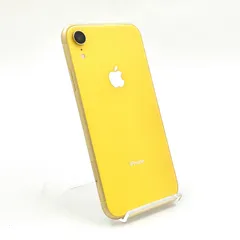 iPhone XR 64GB イエロー au 白ロム 動作確認済 82%【全額返金保証】【最速発送】
