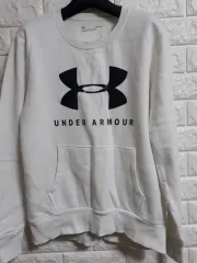 UNDER ARMOUR(アンダーアーマー) 裏起毛 レディース トレーナー 白 ラージ