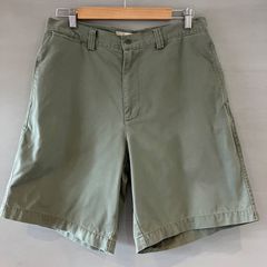90's〜00's OLD GAP ギャップ オールド ワイドチノ ショーツ ハーフパンツ グリーン〜カーキ 緑 メンズ W31