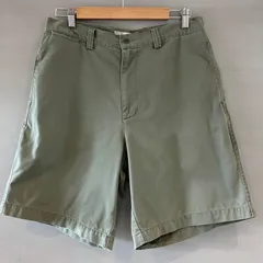 90's〜00's OLD GAP オールド ギャップ  ワイドチノ ショーツ ハーフパンツ 短パン オリーブ〜カーキ 緑 メンズ W31