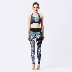 ☆ Dタイプ ☆ L ☆ ヨガウェア 速乾性 上下セット ykth1024 ヨガウェア 上下セットおしゃれ ホットヨガ ウェア レディース フィットネスウェア ピラティスウェア ヨガブラ レギンス ヨガトップス ヨガパンツ カップ付き シームレス 吸汗速乾