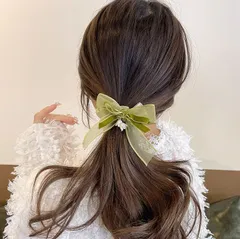 新品未使用3点セットシュシュ 髪ゴム 髪飾り レディースヘアアクセサリー スズラン 可愛いヘア小物 エレガントヘアゴム