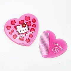 サンリオ ハローキティ Ｙ2Ｋ ハート型ミラーコーム 日本製 鏡 くし Sanrio