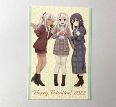 Fate プリズマイリヤ　イリヤ　クロエ　美遊　Kawaii　限定　ポストカード プリズマ☆イリヤ イリヤ 美遊 クロエ ポストカード