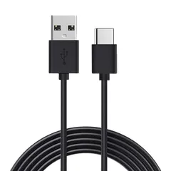 PS5用充電コード USB充電ケーブル (2m, ブラック) SLEIJAOOE ps5 コントローラー ケーブル 急速充電 Type USB C ケーブル PlayStation 5 コントローラー用 0