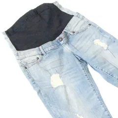 EDWINエドウィンE40370▼マタニティストレートデニム▼Lサイズ▼ウエスト約86㎝