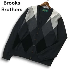 Brooks Brothers × St.Andrews ブルックスブラザーズ セントアンドリュース ウール100%★ ニット カーディガン Sz.M メンズ