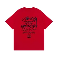 2024年最新】stussy tシャツ 赤の人気アイテム - メルカリ