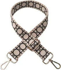 Purroo ショルダーストラップ バッグ用 太め ショルダーベルト 後付け 単品 ショルダー紐 付け替え 調節可能(アイボリー)