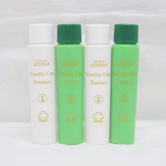 ☆新品箱なし2セット アシュラン ユースリーケア エッセンス/ローション 各25mL (0705-y1)