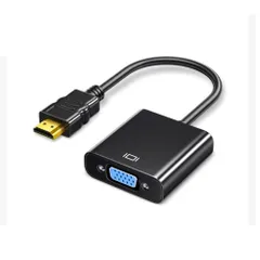HDMI to VGA変換アダプター 1080P フラットヘッドタイプ 長さ：0.5m HDMI to VGAメス 高画質変換コンバーター パソコンモニター用接続ケーブルka10000a193