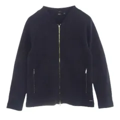 HUGO BOSS ヒューゴボス 10195882 フルジップ キルティング ブルゾン ジャケット ジップアップ カーディガン ダークネイビー系 L【中古】のサムネイル