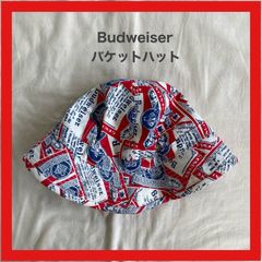 Budweiser バドワイザー 総柄 バケットハット アメカジ USA製 古着 pfdEKsE5ZyG7r7k89eVKDQ.jpg@jpg