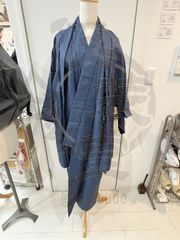 男性着物　羽織付き　紺色　コスプレ　仮装