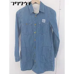 ◇ Lee リー × CIAOPANIC TYPY チャオパニックティピー コラボ 長袖 デニム ワーク シャツ サイズS ブルー レディース  【中古】 【1112210011437】