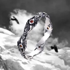 Berg Factory 禁忌の眼リングアートリングシルバーアクセサリー