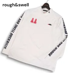 ラフ＆スウェル　ゴルフ　長袖モックネック　グレー　Ｍサイズ 美品 LUXE/R ゴルフウェア メンズ レディース 長袖Tシャツ バック