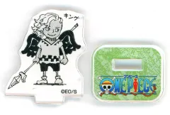 【中古】アクリルスタンド・アクリルパネル キング 「ワンピース アクリルminiフィギュア ～The childhood of the “OP” characters～ 第4弾」