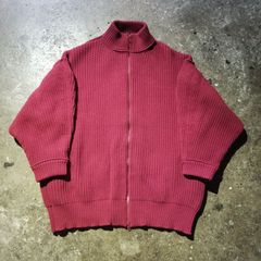 Y's オーバーサイズ ジップアップニット 2 サンプル ワイズ Yohji Yamamoto ヨウジヤマモト