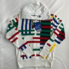 チャンピオン CHAMPION リバースウィーブ パーカー S サイズ メンズ スウェット トレーナー カラフル プルオーバー 柄パーカー チャンピョン アクセント 総柄 ユニセックス リバースウェーブ