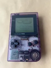 ニンテンドー ゲームボーイカラー クリアパープル 【動作未確認】