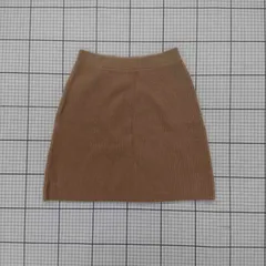◇ ⊇ UNIQLO ユニクロ ウール100％ ミニ丈 台形 プレミアムラム スカート サイズS ベージュ系 レディース E  【1508260058667】