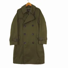 ズッカ zucca コート トレンチコート コットン S カーキグリーンのサムネイル