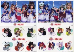 【中古】雑貨 全4種セット B4型プラマット 「ウマ娘 プリティーダービー Season 3 × ROUND1」 コラボルーム/コラボパック利用特典
