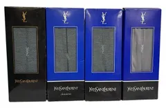未使用 イヴサンローラン　ソックス 4点セット メンズ  グレー　靴下 ビジネスソックス 25.0ｃｍ 25センチ　YVES SAINT LAURENT　YSL　サンローラン　ブランドソックス
