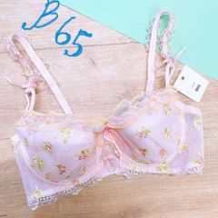 花刺繍ブラ （B65）R01