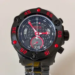 【新品】$1495 INVICTA  EXCURSION  ブラックシリコン防水100M