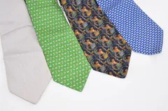 Salvatore Ferragamo フェラガモ ネクタイ 4本セット シルク