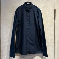 Dior Homme ディオールオム 比翼シャツ ネイビー size38 【代官山04】