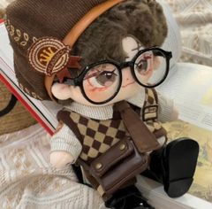 20cmぬいぐるみ用 着せ替えぬい服 ぬい服 着物 大正ロマン 夜桜 5点