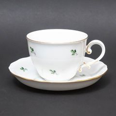 アウガルテン スキャタードグレープリーブス コーヒーカップ＆ソーサー