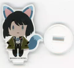 【中古】アクリルスタンド・アクリルパネル 松井江 「刀剣乱舞-ONLINE- 特別展 刀剣乱舞で学ぶ 日本刀と未来展 -刀剣男士のひみつ- ミニアクリルスタンド(御伴散歩 きつね装備) 【グループH】」