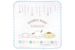 ナイ【送料無料】【サンリオキャラクターズ】ガーゼタオルハンカチ【ブルー】【青】【シナモロール】【ポムポムプリン】【ポチャッコ】【サンリオベビー】【タオル】【たおる】【ミニタオル】【ハンドタオル】【雑貨】【グッズ】【かわいい】