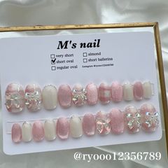 オーダーメイド/匿名配送可能/ネイルチップ22枚入り/全サイズ入り/結婚式/成人式/結婚式ネイル/ブライダル/