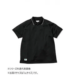 桑和 B7915-61 半袖ハーフジップポロシャツ LLサイズ ブラック(4) BEAMS DESIGN
