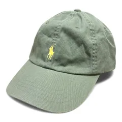POLO RALPH LAUREN (ポロラルフローレン) コットンチノベースボールキャップ ユニセックス カーキ FREE