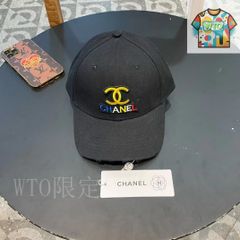 CHANEL ブラック ベースボールキャップ - メルカリ