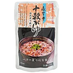 米又 永平寺 十穀がゆ 250g レトルト 十穀 かゆ お粥 おかゆ 備蓄 介護 長期保存 災害 保存食 仕送り 非常食のサムネイル